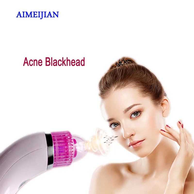 English manual Vacuum Pore Cleaner Spot Acne Blackhead Remover Skin
