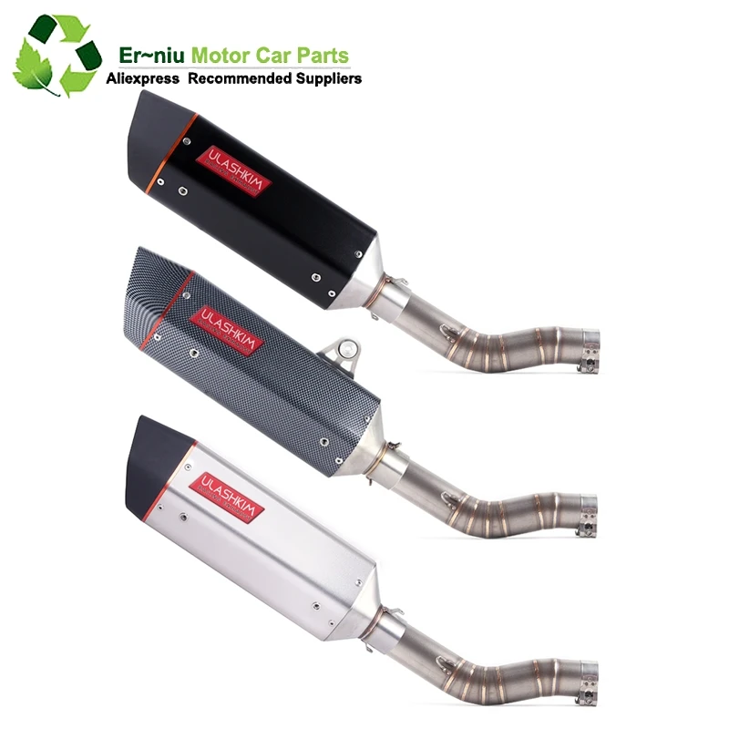 

GSXR1000 GSX R1000 GSXR 1000 Motorcycle Exhaust Modified Middle Link Pipe Full System Slip-On For suzuki GSXR1000