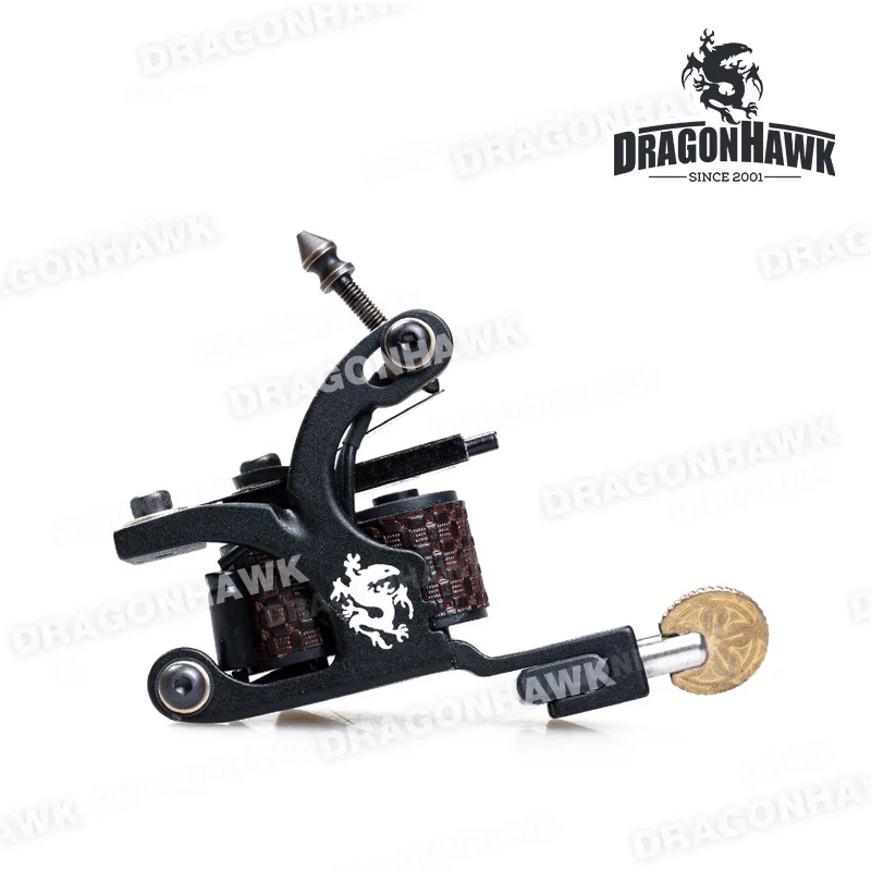 Tattoo Gun Dragonhawk tattoo Machine Premium Iron 8 Wrap Tattoo Supply