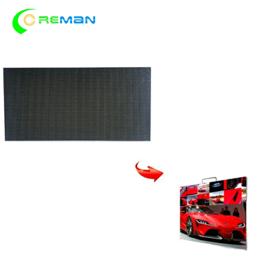 led sign board full color p2 led module 256 128 smd 3in1 led screen
