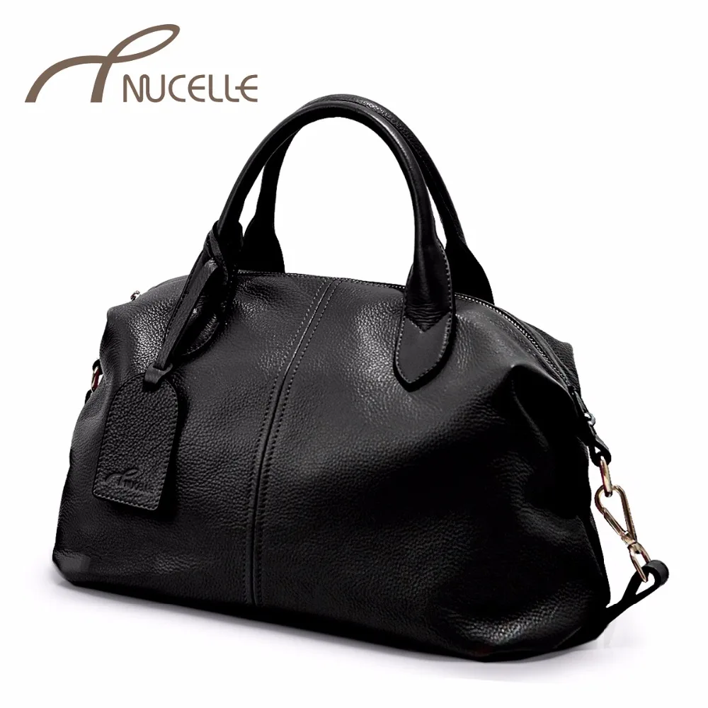 Nucelle женская сумка из натуральной кожи, женская модная сумка из натуральной кожи, женская сумка-тоут на плечо, женские сумки-мессенджеры для отдыха, NZ3556