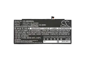 

Cameron Sino 6000mAh battery for AMAZON GPZ45RW GU045RW Kindle Fire HDX 8.9 for AMAZON 26S1004 26S1004-A 58-000059 S12-T3-D