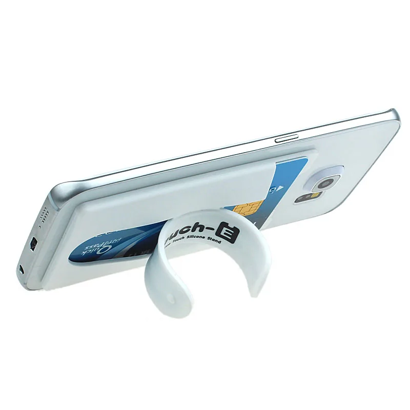 Universal Car Styling Silicone Stick Credit Card Holder Slot Stand Universal Car Styling Silicone Stick Credit Card Holder Slot Stand Shell Case For Smart Phone Cell Accessories In Bracket From