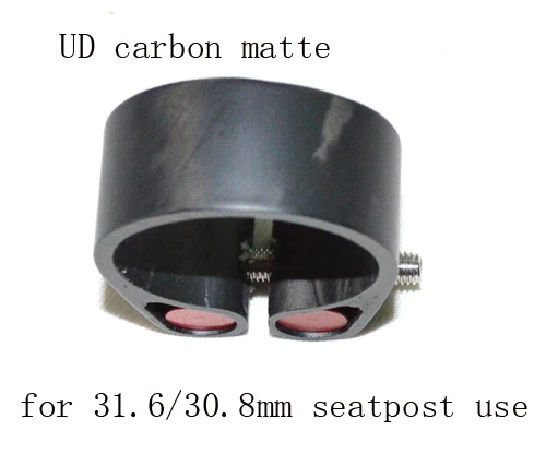 UD 3 К углеродного волокна дорожный велосипед хомут подседельного штыря 34,9 мм горный велосипед зажим для подседельной трубы тубус клип для 31,6 30,8 27,2 мм Подседельный - Цвет: Бургундия