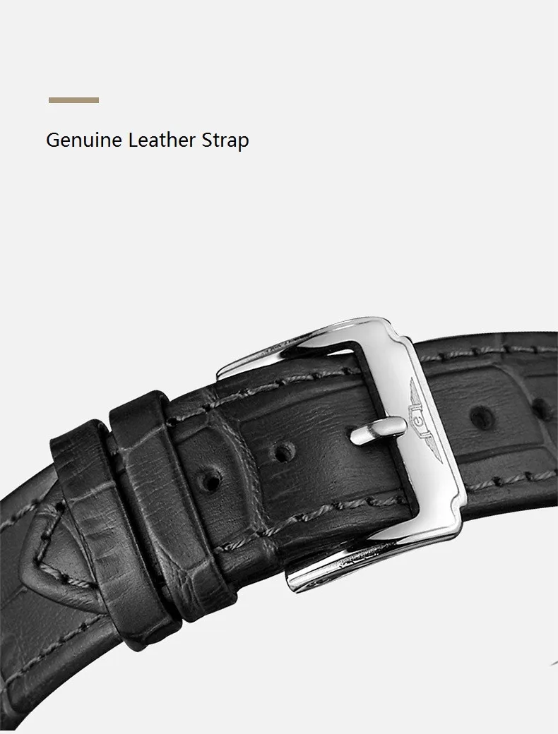  New GUANQIN Men Mechanical Watches 10mm Ultra Thin Leather Watches Luxury Brand Man Watch 30m Waterproof Calendar Wristwatches  (11)