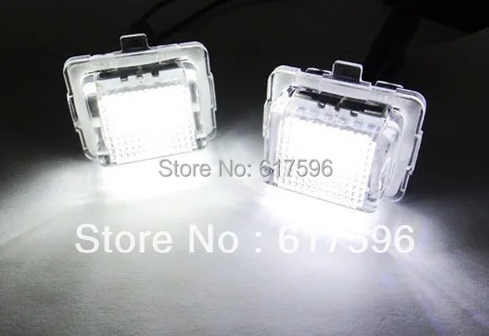 2 шт. ошибок 18SMD светодиодный номерного знака светильник комплект Замена для Mercedes