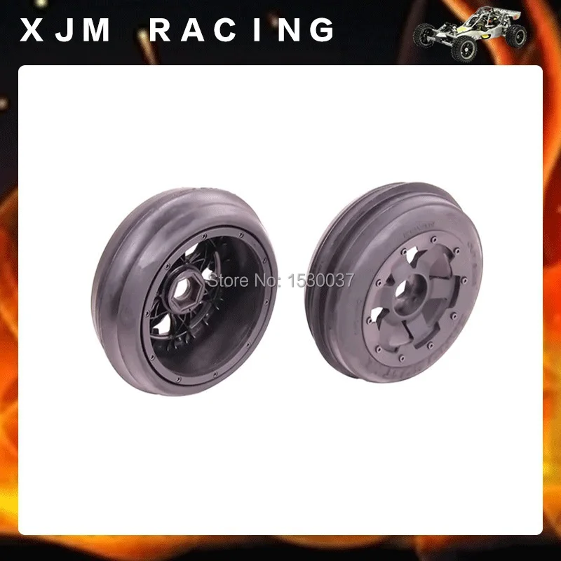 

Front Sand Wheels Tires Set 2 Fit 1/5 Rovan HPI Kingmtor Mcd Gtb Racing Baja 5B SS Truck Rc Car Parts