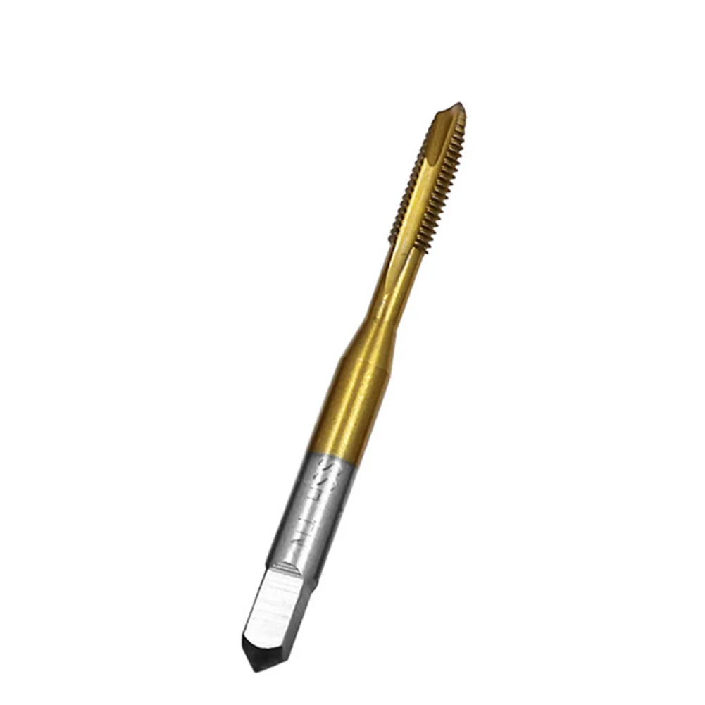 M3/M4/M5/M6/M8 вилка сверла спиральная точка прочный винтовой кран прямые инструменты для флейты Высокоскоростная сталь правая рука резьба практичная - Цвет: M4