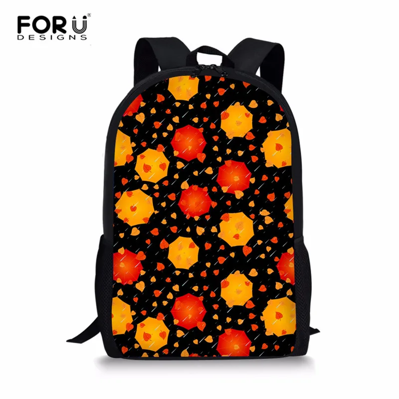 FORUDESIGNS/3 шт./компл. детские школьные сумки принт зонтики школьный рюкзак для подростков мальчиков девочек Детский рюкзак для книг Mochila escolar - Цвет: L5318C