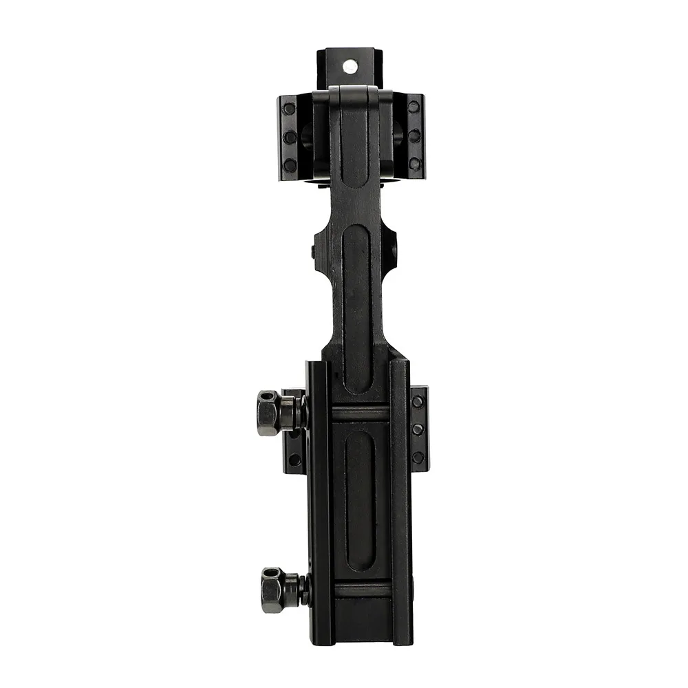 ohhunt Bi-direction 25.4mm 30mm Offset Adjustable Mount Hunting Rifle Scopes Rings with Bubble Level Top Picatinny Weaver Rail (8)