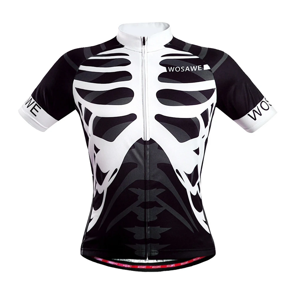 skeleton bike jersey