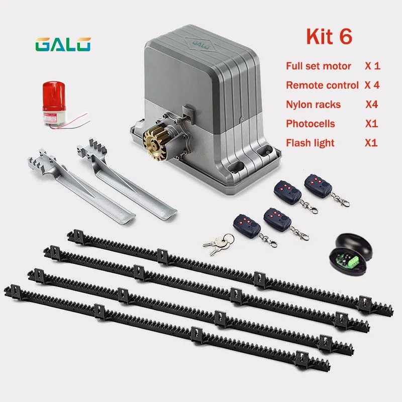 

Waterproof Master Sliding Automatic Door Opener Kit - Lane Safety Door Operator Hardware Kit with Transmitter