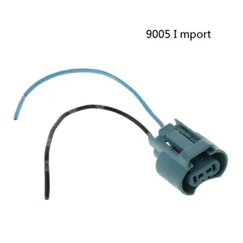 

Import 9005 Car Halogen Bulb Socket Power Adapter Plug Connector Wiring Harness High Quality