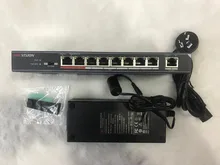Hikvision DS-3E0109P-E 8-ports 100Mbps Unmanaged PoE Switch, Farthest 250 meters