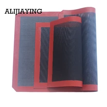 A002 перфорированный силиконовый коврик для выпечки, антипригарный противень для печенья/хлеба/макаруна/печенья, кухонные инструменты