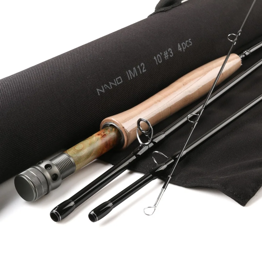 Nymph Fly Fishing Rod NANO Japanese Carbon 10FT 3WT 4PCS Fast Action