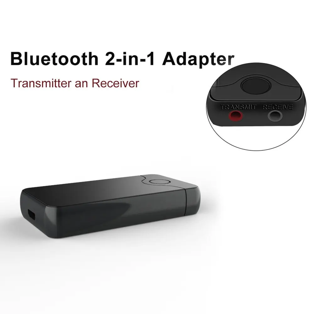 B18+ 2 в 1 Bluetooth передатчик приемник беспроводной 3,5 мм аудио Музыка Adpter автомобильный беспроводной адаптер для мобильных телефонов ноутбука