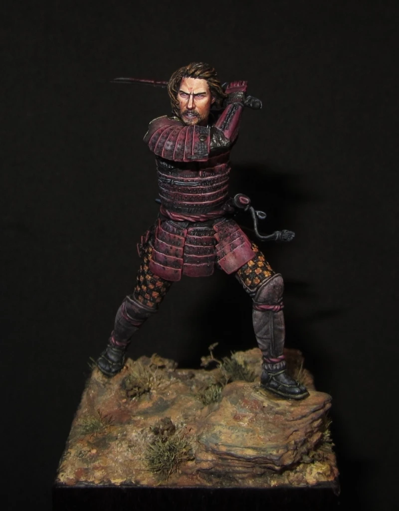 

1/32 Scale The Last Samurai Unpainted Miniatures Resin Model Kit Figure Free Shipping