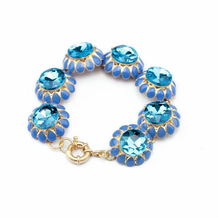 

Fashion Enamel Wrap Bracelet Crystal