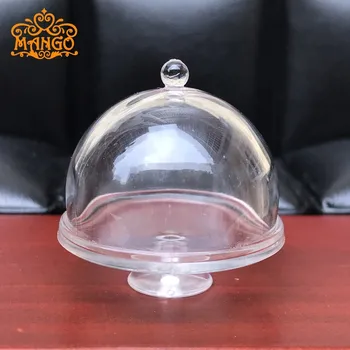 

Dollhouse Miniature 1/12 Scale Clear Dessert Snack Can with Half Round/Half Round Lid Pretend Play Classic Kitchen Toys for Kids
