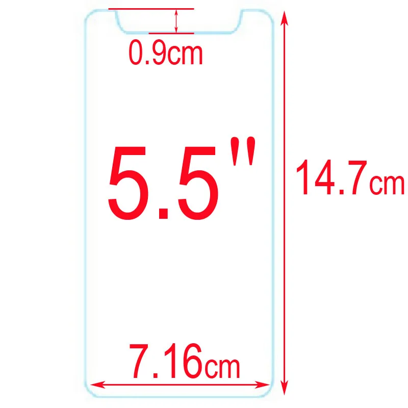 Универсальное закаленное Стекло 4,0 4,3 4,5 4,7 5,0 5,3 5,5 5,7 6,0 дюймов Защитная пленка для экрана телефона с уровнем твердости 9H 2.5D 0,26 мм Экран Защитная пленка для ALIGATOR S5070 Duo