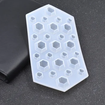

Chzimade Transparent Diamond Silicone Mould Jewelry Making Fondant Cake Decorating Baking Mold Sugarcraft DIY
