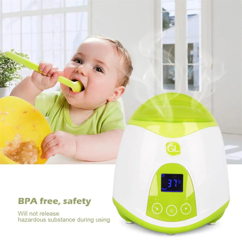 

3 In 1 Multifunctional Baby Bottle & Food Warmer Sterilizers Warm Milk Device LCD Display Screen Intelligent Heating Insulation