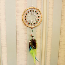 Автомобильный кулон перо цвет камень Ловец снов Искусство ремесло домашнее украшение авто зеркало заднего вида подвесное украшение аксессуар подарки