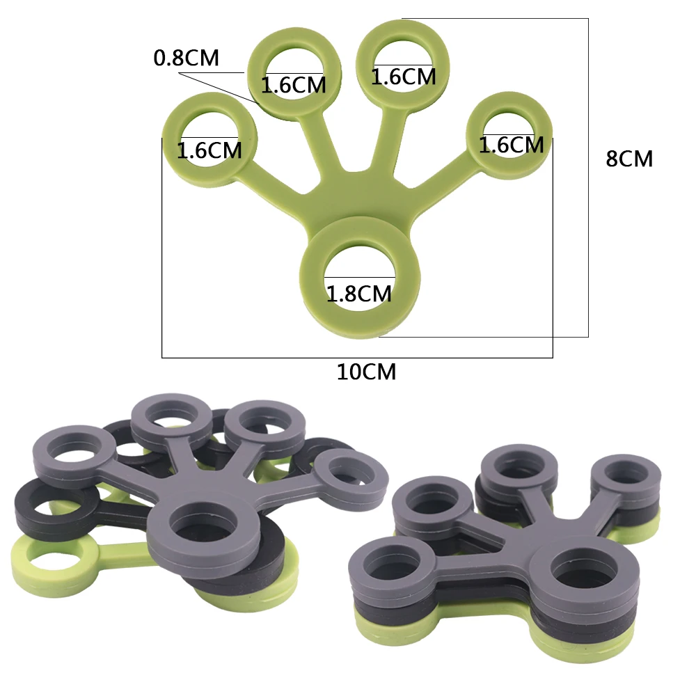 SKDK 1 шт. 3 уровня палец силовой тренажер эко Силиконовое кольцо захват Crossfit Фитнес палец расширение сила хват тренировочный