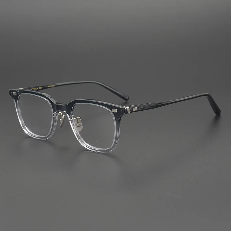 

Acetate Men's Glasses Vintage Retro Square Clear Galsses Frame Men Optical Myopia Prescription Eyeglasses Frames Male Spectacles