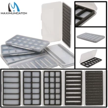 Maximumcatch 185*103*13 мм водонепроницаемый супер тонкий Fly Box Прозрачный с тонким легким захватом пены и отсек крюк Коробка