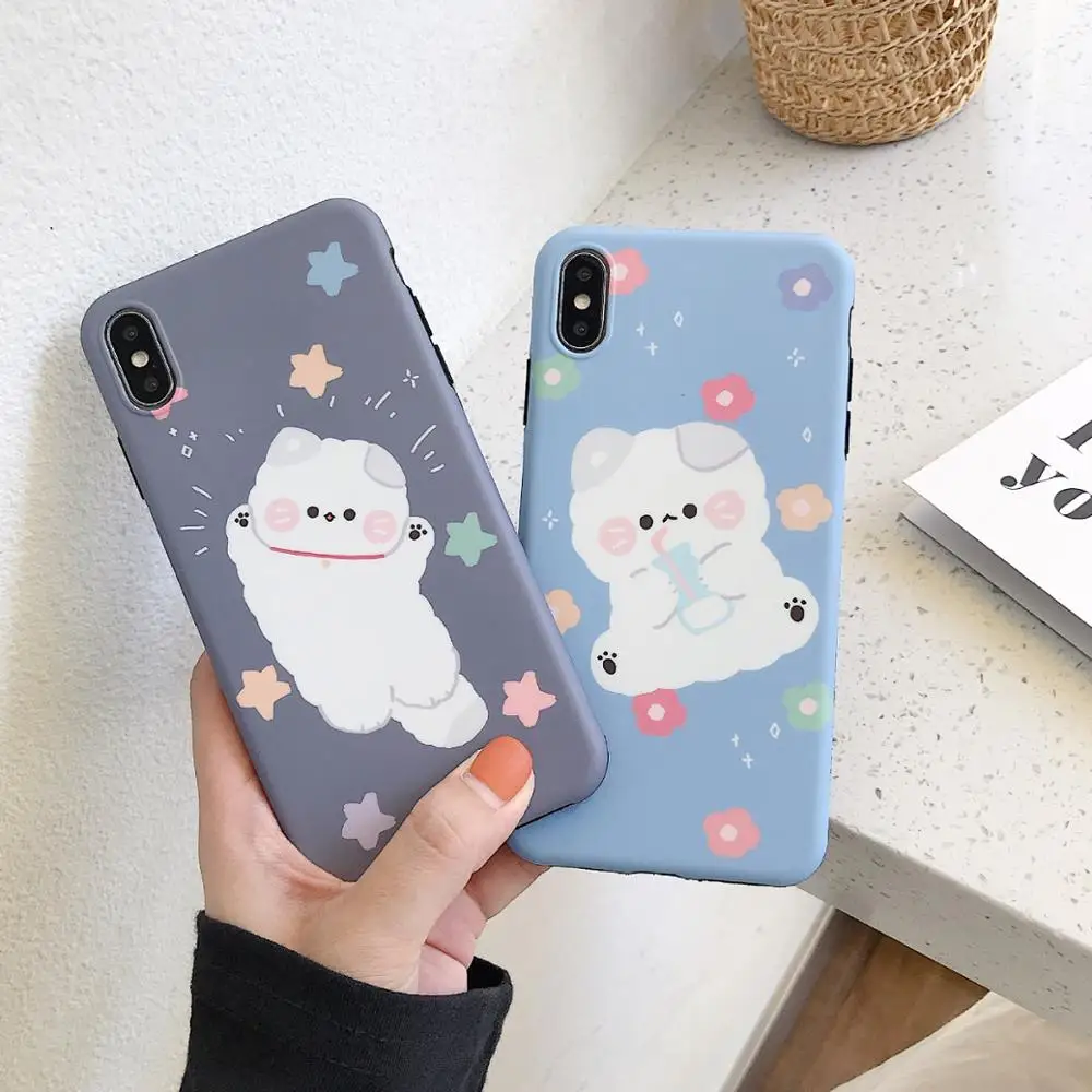Silicone Cartoon Cute Phone Case For iPhone 8 8plus 7 Plus iphone 6 s 6s X XR XS Max Cases Cover Coque Bag |