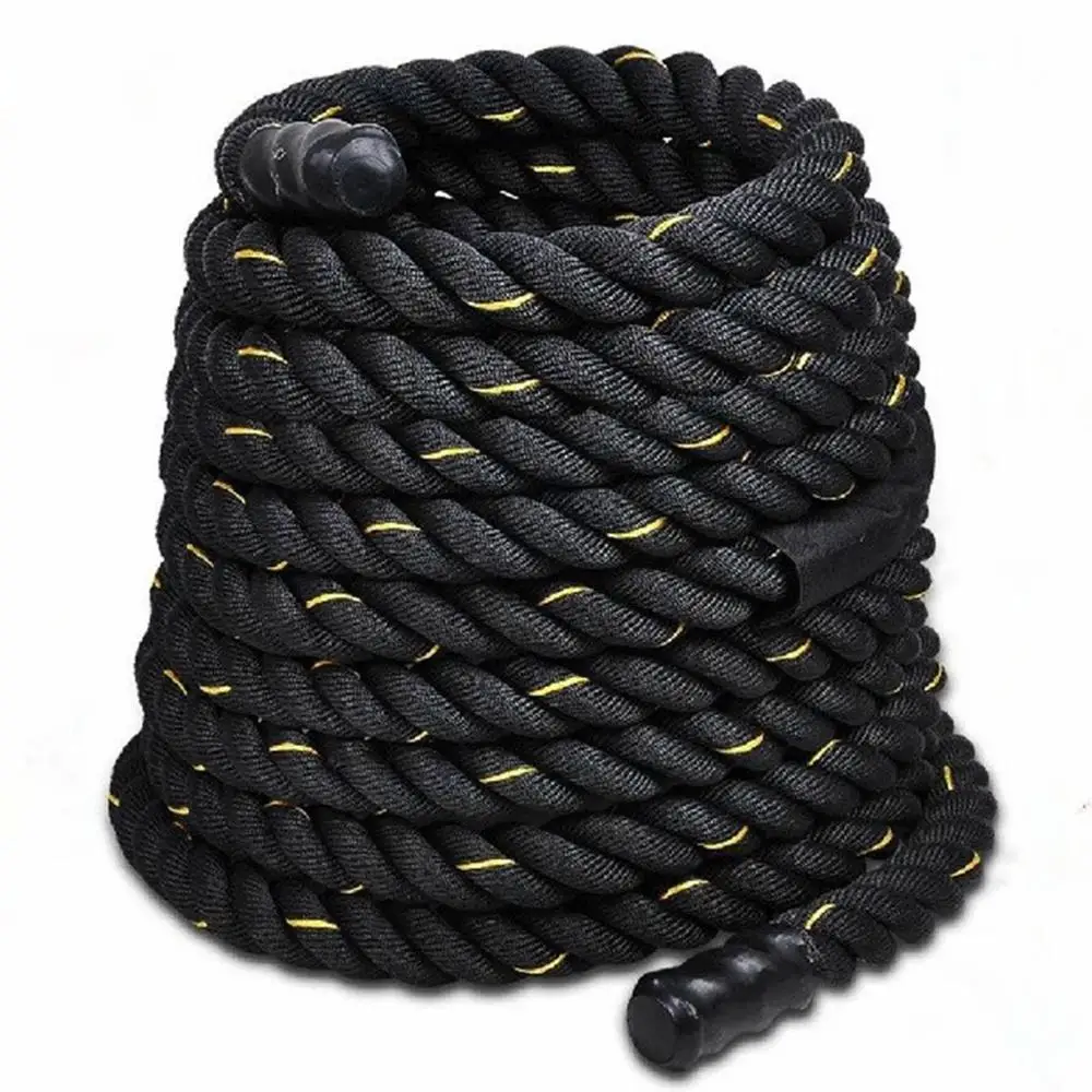

30' Battle Ropes Crossfit Interval Training Undulation Gym Power Fitness Rope For Body Building