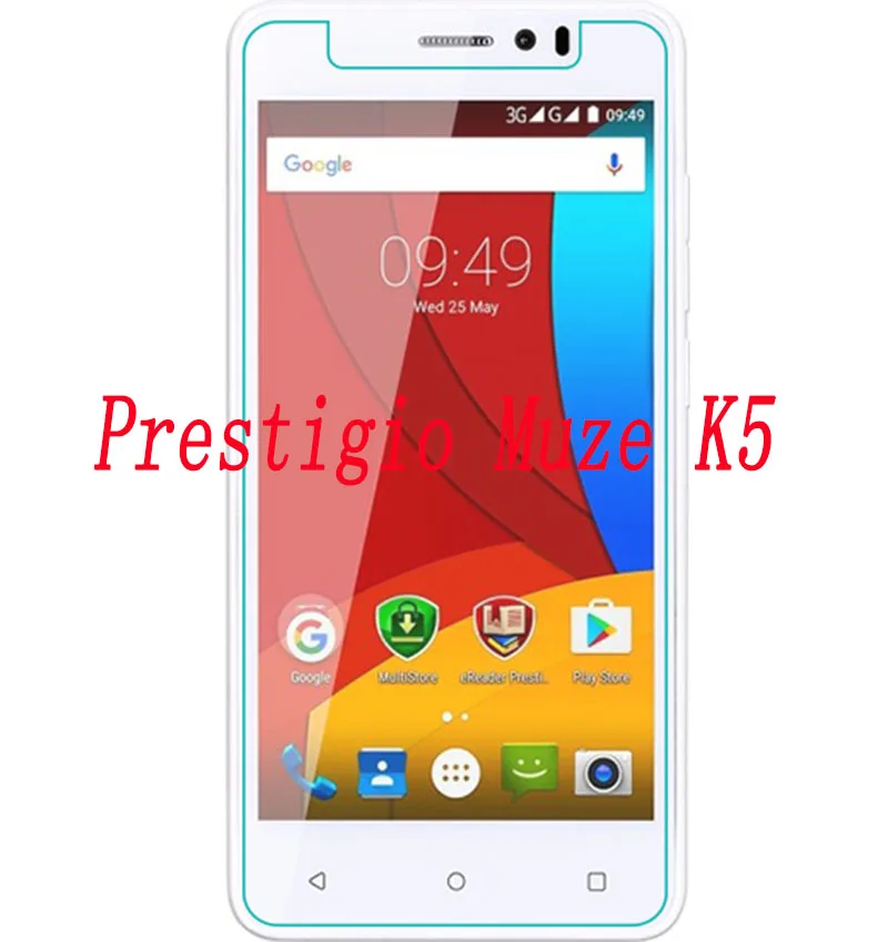 

NEW Ultra-thin New For Prestigio Muze K5 Psp5509 Duo Tempered Glass Screen Protector Premium Front Clear Protective Film Cover