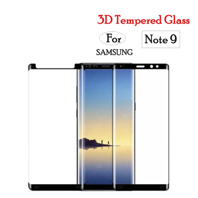 

3D Curved Tempered Glass For Samsung Galaxy Note 9 Full Cover 9H Protective film Explosion-proof Screen Protector For SM-N9600