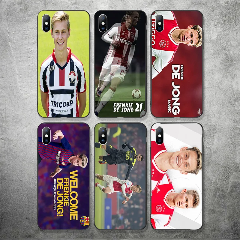

Yinuoda Ajax Team Phone Case Picture For Frenkie de Jong Silicon Shell Soft TPU Cover For iPhone X XR XS MAX 7 8 7plus 6 6S 5S 5