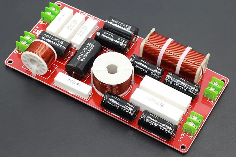 1 шт. HIFI 3 способа двойной два супер бас сабвуфер кроссовер частоты ...