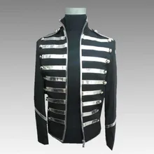 Европа и США Майкл Джексон мужской костюм одежда с пайетками ночной клуб мужская Группа рок-певец костюм