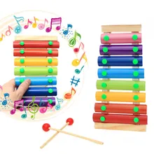Прямая, Детские музыкальные игрушки, деревянный ксилофон, инструмент для развития мудрости, Игрушки для раннего образования, детские игрушки, 2 стиля