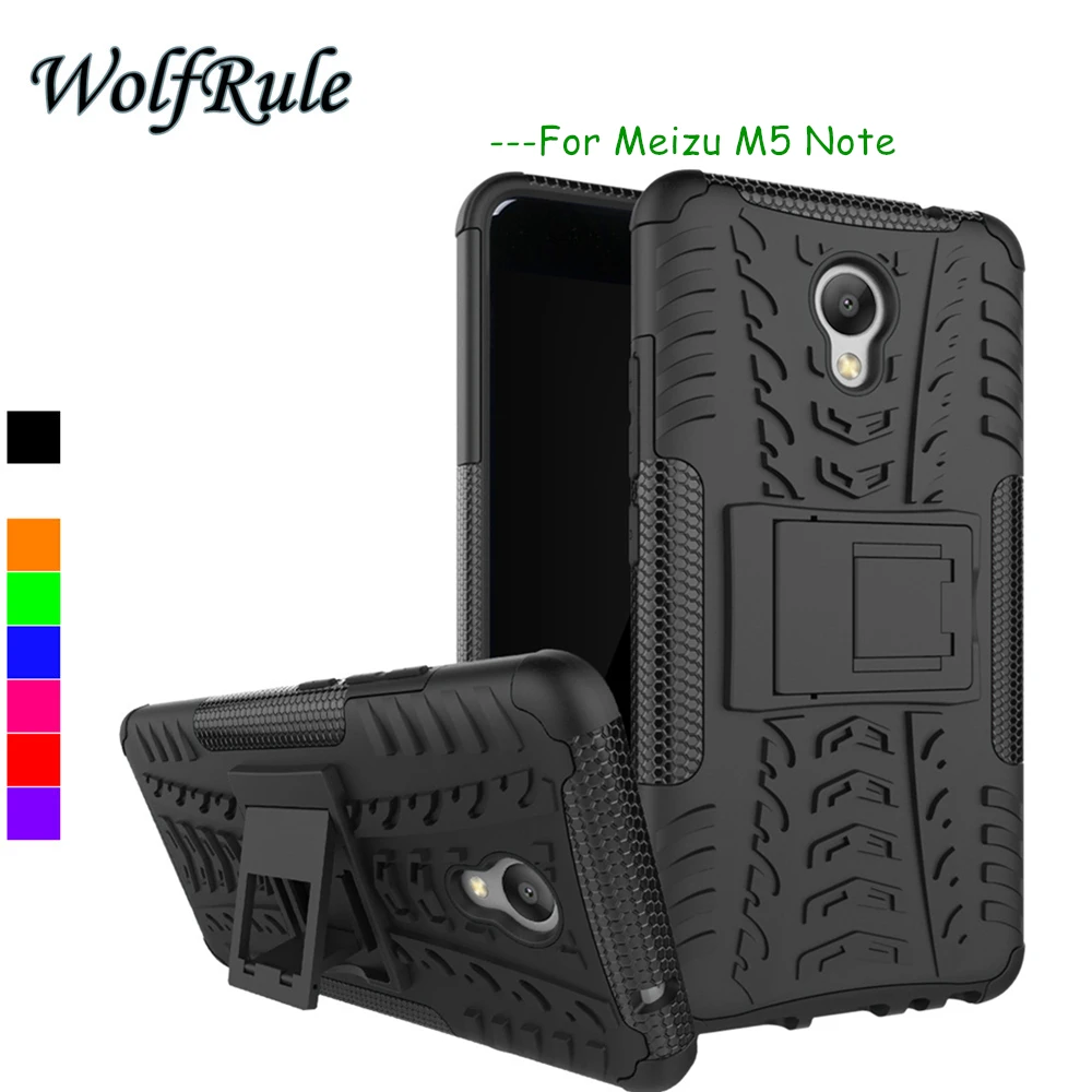 

Meizu M5 Note Case Meizu Note 5 Cover 5.5'' Shockproof Rubber + Plastic WolfRule Phone Case For Meizu M5 Note Case Note 5 Funda