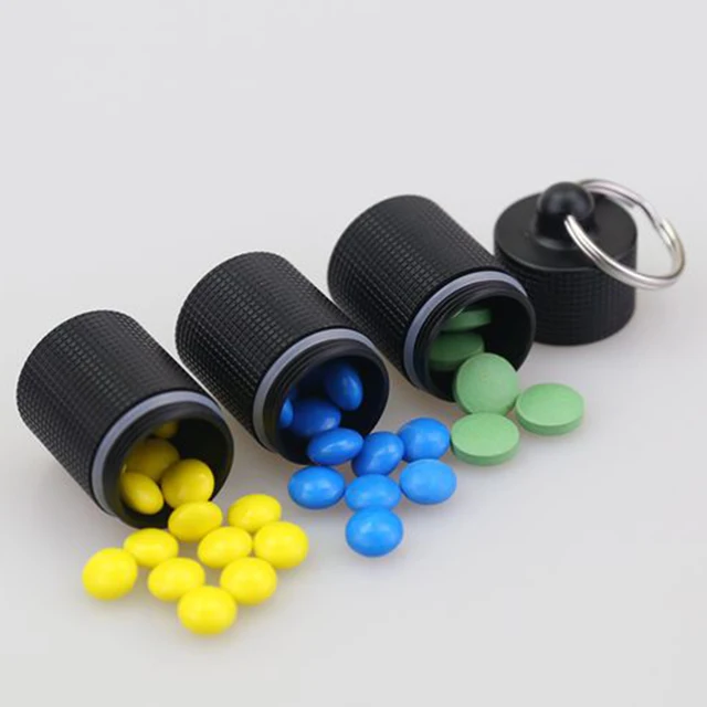 EDC Outdoor Portable Pill Box With Multi-cell Waterproof Seal Small Pill Bottle Mini Large Sub-package Moisture-proof Box  4
