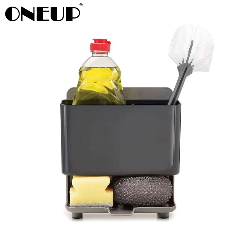 

ONEUP Free Punch Sponge Kitchen Box Draining Rack Dish Self Draining Sink Storage Rack Bathroom Cosmetics Organizers Boxes