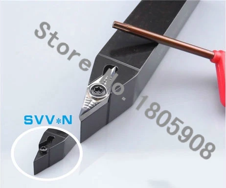 

SVVCN2525K16 25*25*150MM Metal Lathe Cutting Tools Lathe Machine CNC Turning Tools External Turning Tool Holder S-Type SVVCN