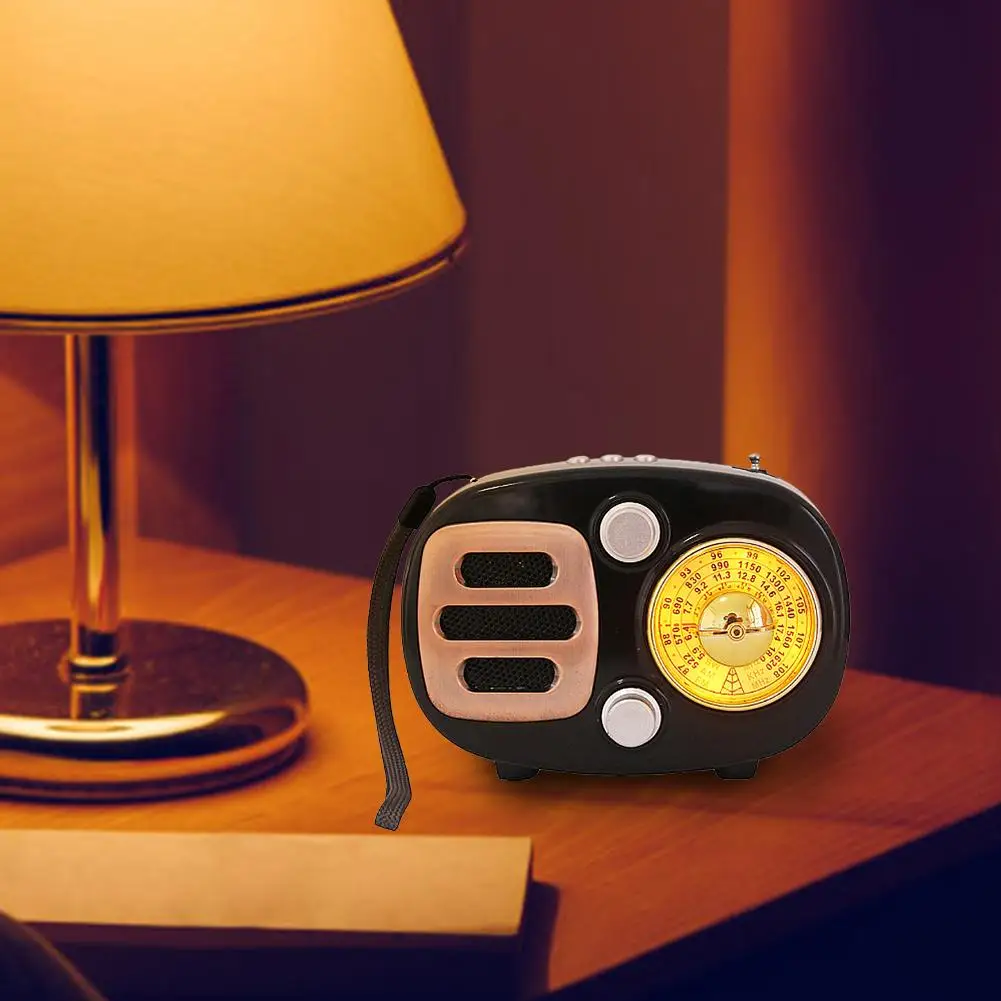 

Retro Radio Multiband Pointer Multi-function Portable Rechargeable AM FM SW Shortwave Bluetooth Radio Support TF Card MP3 Player