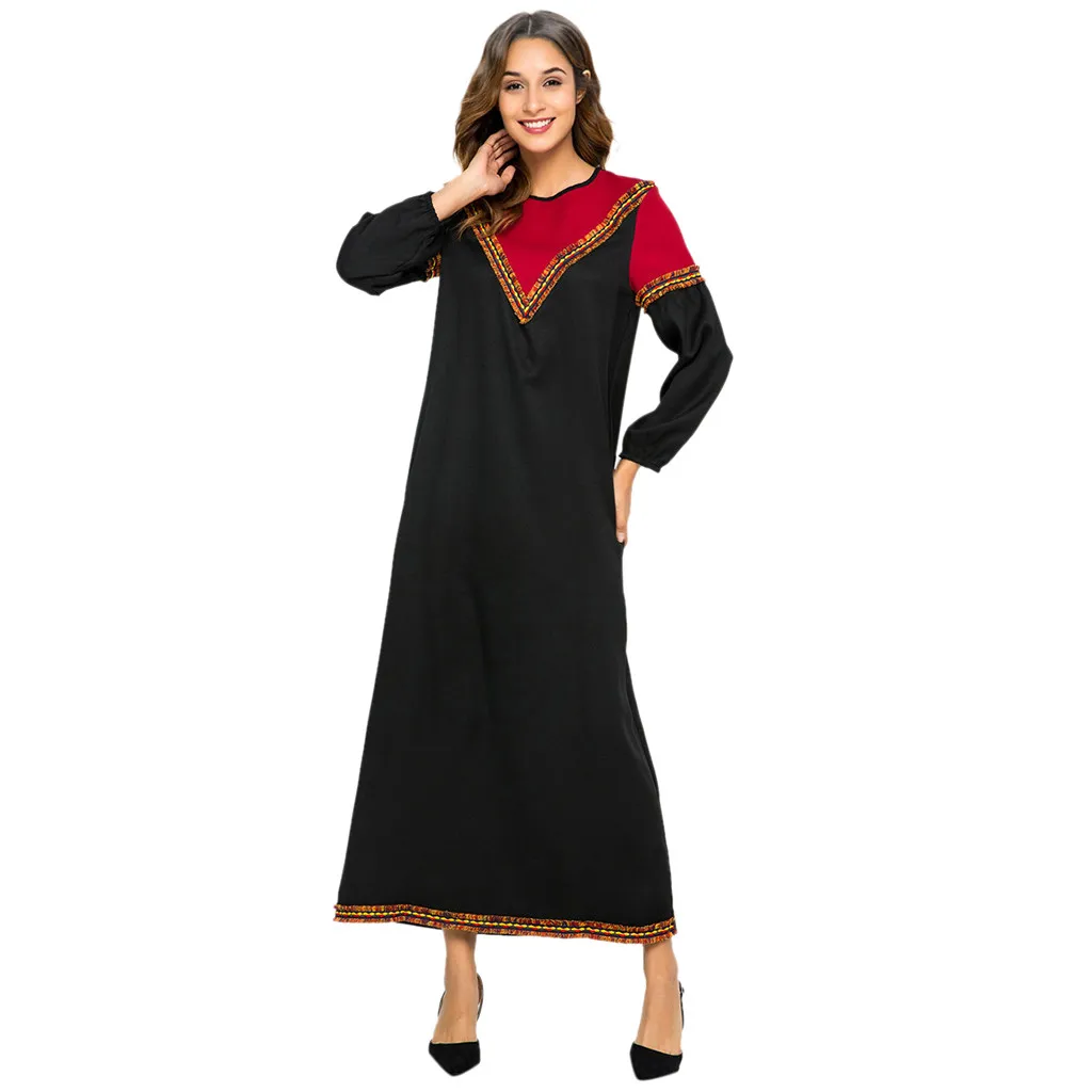 

muslim women dress turkish abaya Printed Velvet Islamic Abaya Jilbab Cocktail Long Maxi muslim dress women ramadan kaftan#G6