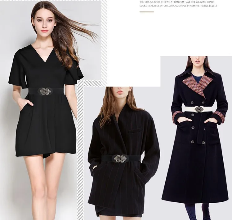 Модные женские ремни черный белый пояс широкие эластичные пояса платье одежда аксессуары cinturon mujer горячая распродажа