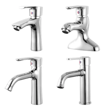 

New bathtub brass faucet chrome faucet sink wash basin faucet bathroom faucet hot and cold mix