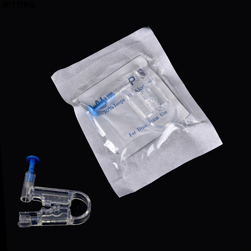 JETTING 1 Set No Pain Top Safety Ear Piercing Kit Disposable Safe