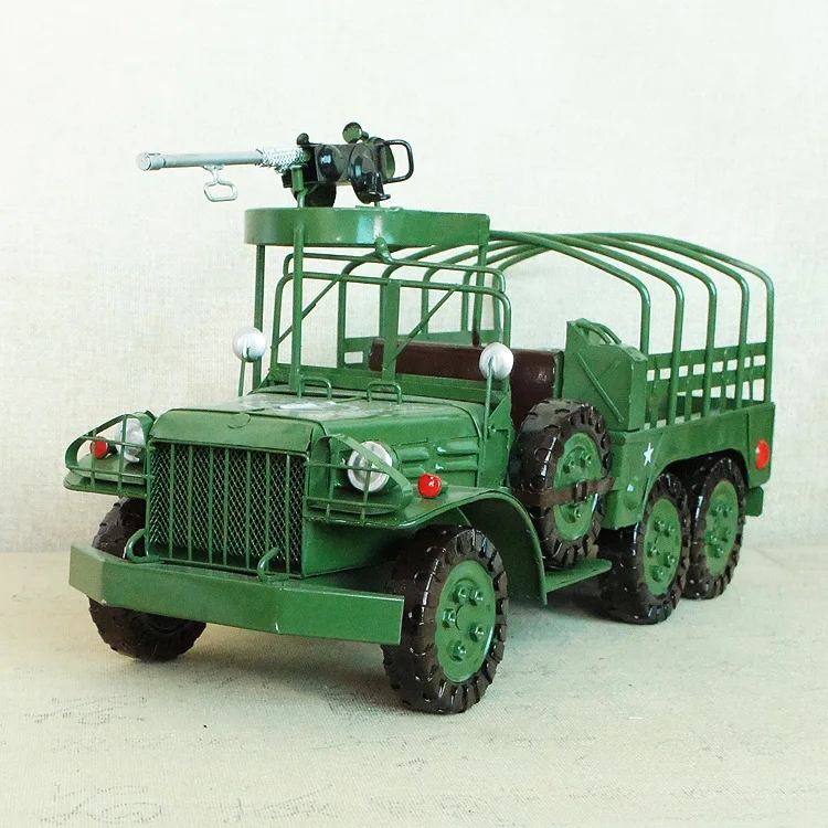 

Aliexpress Sale Handmade Iron Toy American Transport Truck Quality Retro Model Decor Factory Direct Supply A Hobby Gift For Boy