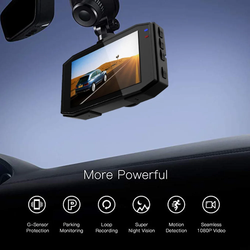 Новая Автомобильная камера C1 мини Автомобильная черная коробка Dashcam Full HD 1080P рекордео для видеорегистратора g-сенсор детектор движения ночного видения